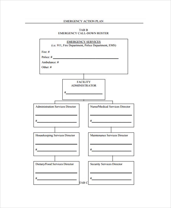 facility emergency action plan