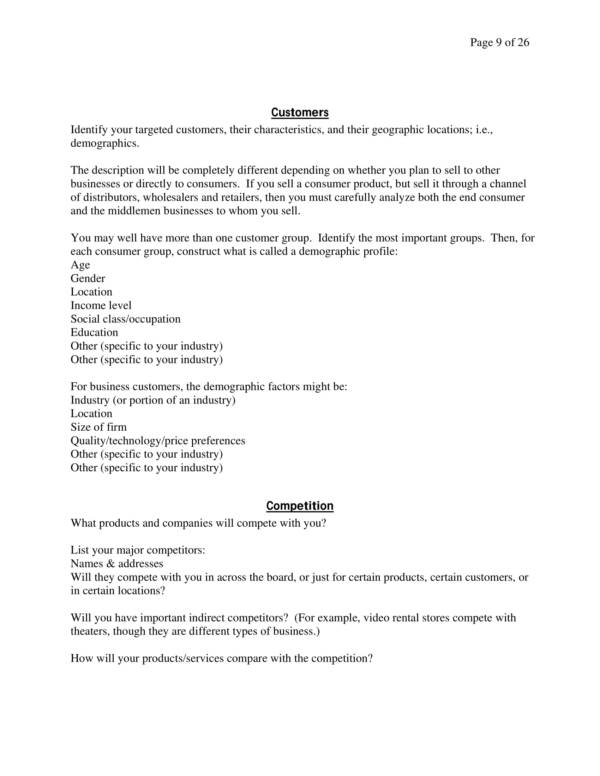 sample business plan for startup business 08