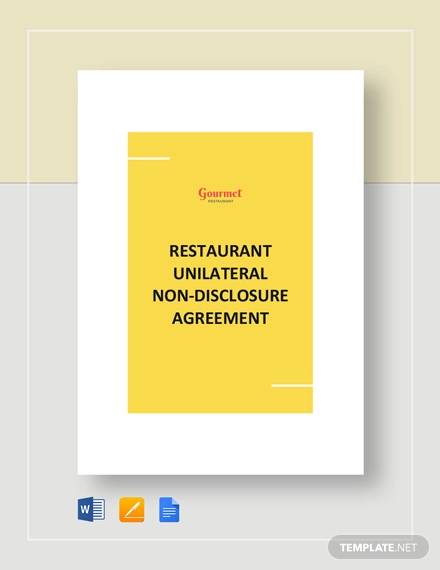 restaurant unilateral