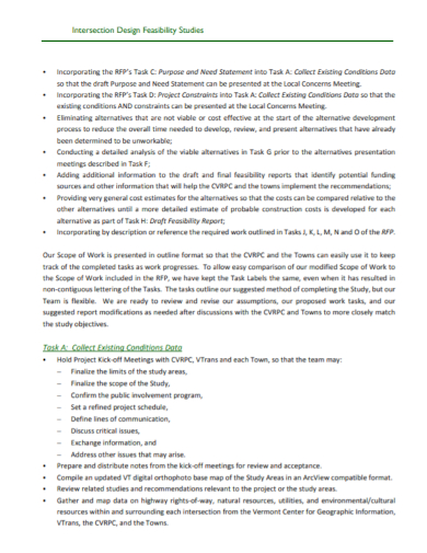 design feasibility study report