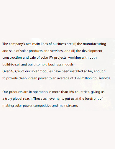 printable manufacturing company profile