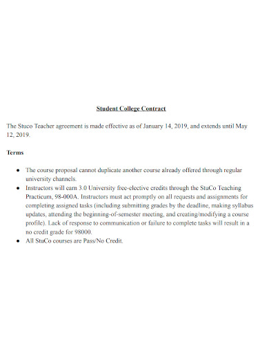 strategic contract teaching agreement