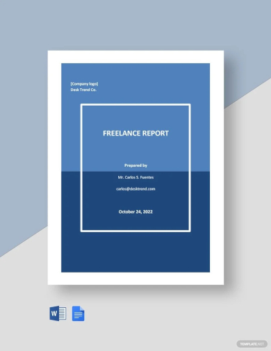 sample freelancer report template