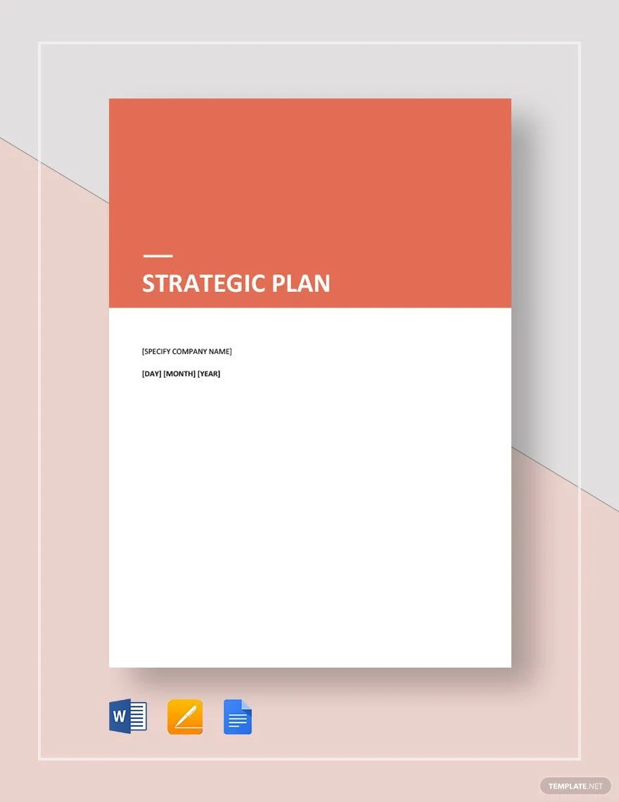 printable strategic plan template